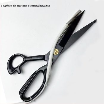 Foarfecă de croitor cu încălzire electrică, mari pentru materiale, temperatură reglabilă