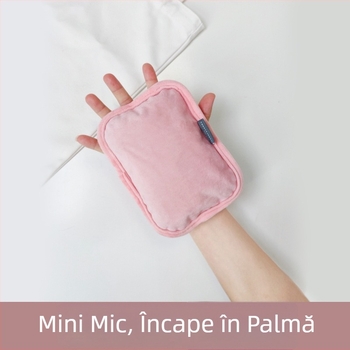 Sac de apă încălzită reîncărcabil – încălzește mâinile, fața și stomacul, dimensiune mică, compres termic