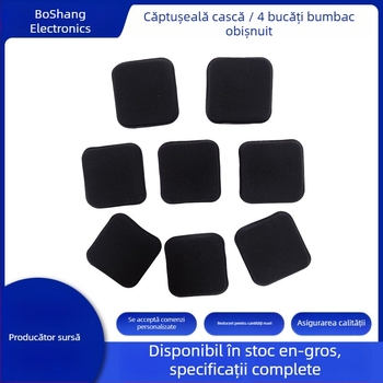 Căptușeală pentru cască, set din 4 piese din bumbac, spumă EVA modelată prin presare la cald și la rece pentru protecția capului