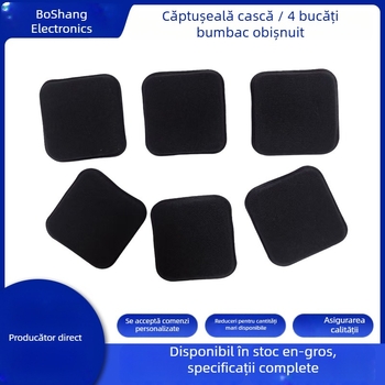 Căptușeală pentru cască, set din 4 piese din bumbac, spumă EVA modelată prin presare la cald și la rece pentru protecția capului