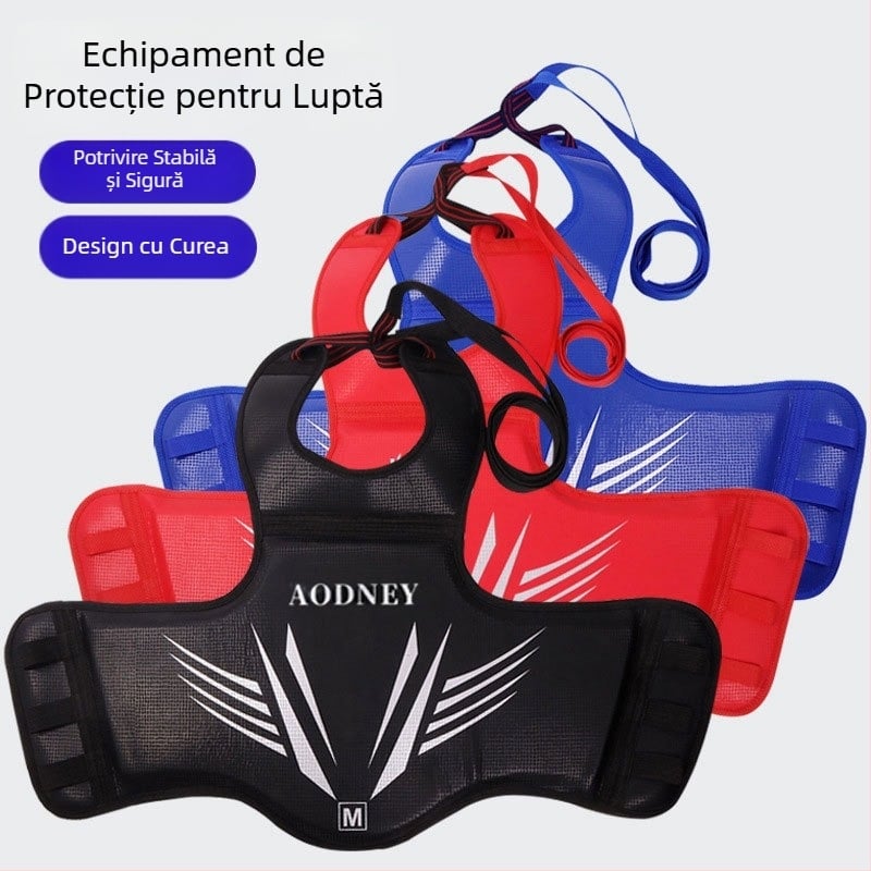 Set de protecție pentru Sanda și antrenamente de luptă: protecții pentru brațe și coate, protecție pentru cap, protecții pentru picioare și torace, protecții de torace portabile pentru antrenament