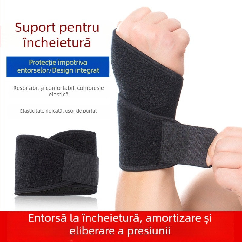 Protecție pentru încheietură din neopren cu înveliș — pentru flotări și badminton