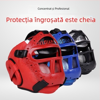 Protecție personalizată a capului și a feței pentru Sanda, Taekwondo și Muay Thai — echipament de protecție pentru adulți, antrenament de fitness