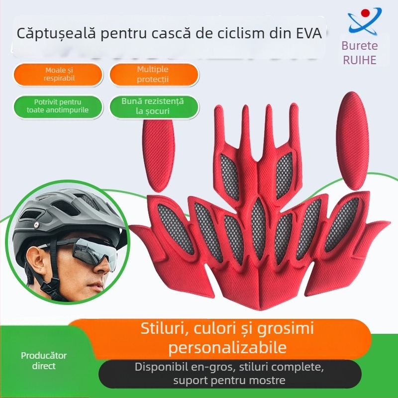 Inserție interioară din spumă EVA pentru cască, pentru ciclism și motocicletă
