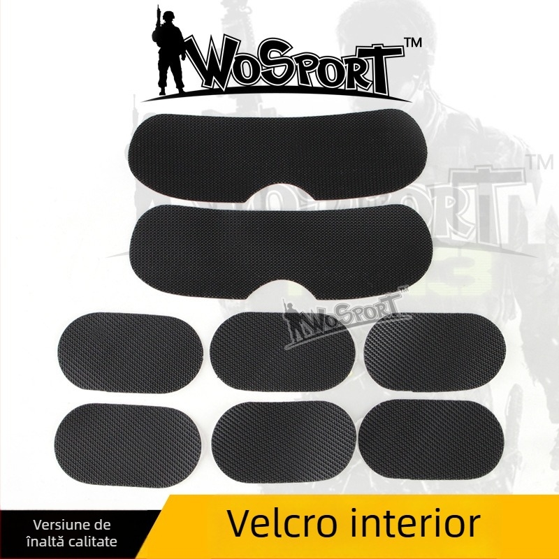 Accesorii pentru cască tactică Wosport, Velcro interior de înaltă calitate