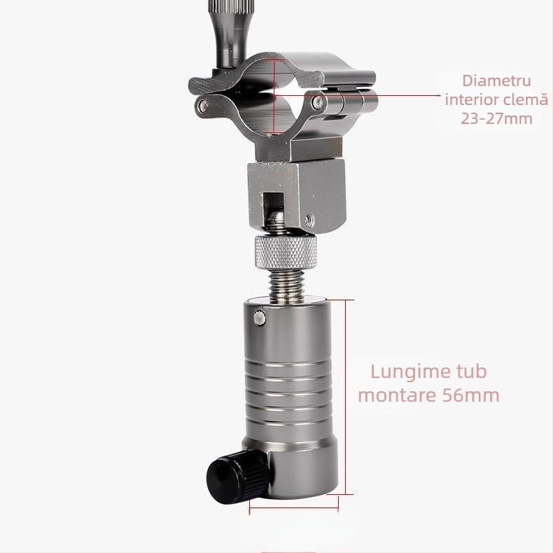 Scaun de pescuit multifuncțional din aliaj de aluminiu-magneziu, set de 3 piese cu tavă pentru momeli, suport pentru umbrelă și suport pentru pește