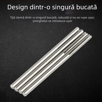 Unealtă pentru cioplirea lemnului și șlefuirea rădăcinilor, cu clemă pentru șmirghel de 2,35 mm, tijă cu dublă funcție pentru șmirghel și tijă dreaptă, în formă de umbrelă