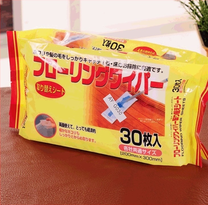 Șervețele electrostatice multifuncționale pentru praf, în stil japonez, pentru sufragerie și podea, de unică folosință, pachet cu 30 de bucăți
