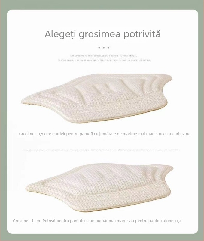 Patch antifrictiune pentru călcâi și bandă antiuzură pentru tocuri înalte și adidași — moale și confortabil