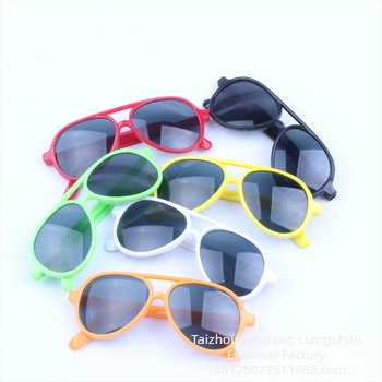 Ochelari de soare pentru copii UV385, ramă din plastic cu cadru complet, unisex, pentru călătorii, conducere și spectacole pe scenă