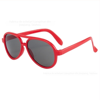 Ochelari de soare pentru copii UV385, ramă din plastic cu cadru complet, unisex, pentru călătorii, conducere și spectacole pe scenă