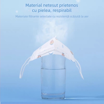 Mască medicală de unică folosință pentru copii, 3D, unisex, mărime mică