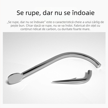 Zeyou cârlig de pescuit cu vârf plat, Nr. 1, ambalare 100 buc.