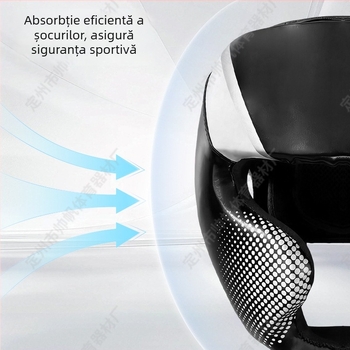 Protecție pentru cap cu mască facială pentru box și sanda – protecție completă pentru adulți și copii, competiții și antrenamente