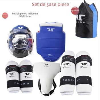 Set de protecție Taekwondo din șase piese pentru copii și adulți – echipament pentru antrenor
