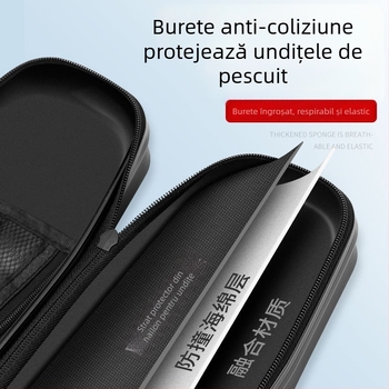 Tab husă rigidă pentru undițe, ABS ușor, carcasă compactă, portabilă
