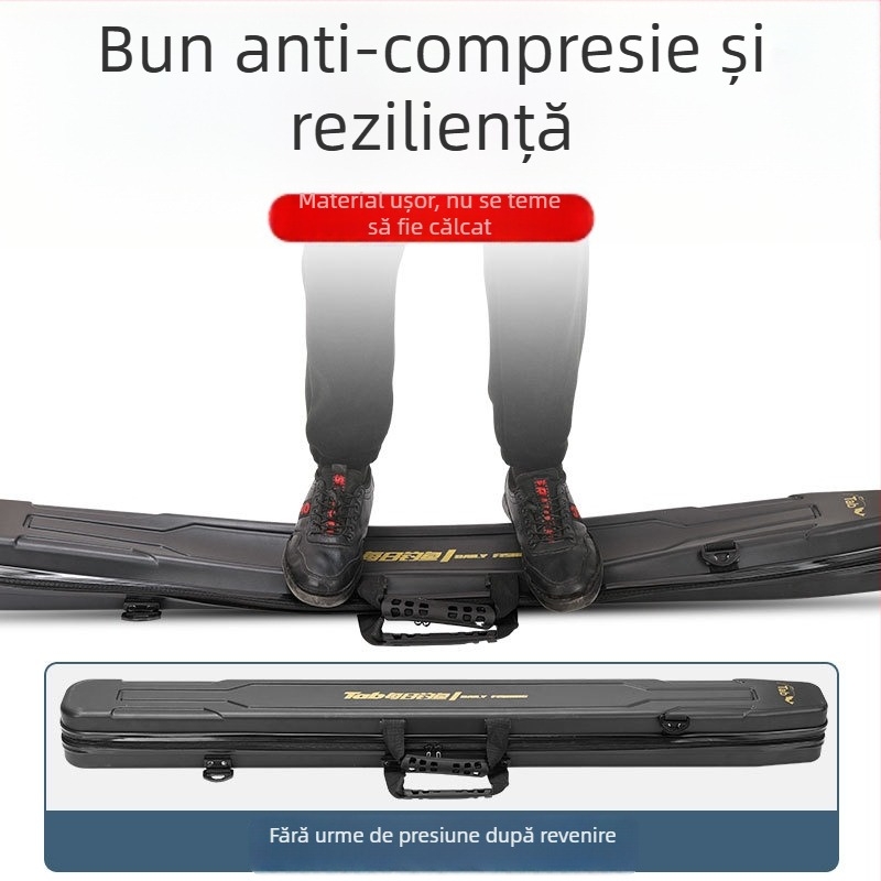 Tab husă rigidă pentru undițe, ABS ușor, carcasă compactă, portabilă