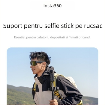 Insta360 suport selfie-stick pentru rucsac X5/X4/AcePro2/Go Ultra – accesorii originale