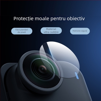 Telesin Shadowstone folie temperată pentru Insta360 Go Ultra – protecție pentru obiectiv, anti-zgârieturi