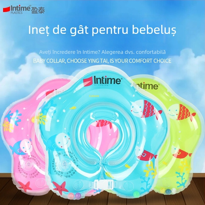 Yingtai Intime inel gonflabil gros pentru gâtul bebelușului și inel de înot pentru copii