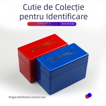 Cutie de identificare a monedelor PCCB Mingtai, set de 10 monede pentru colecție și depozitare