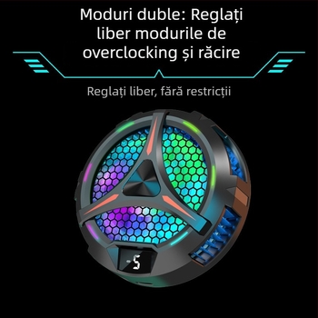 Noul răcitor cu placă plată din semiconductori X42 cu prindere magnetică, silențios, portabil, pentru smartphones cu ecran mare