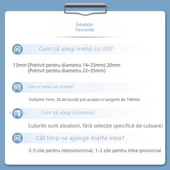 Îmbrăcare pentru mânerul undiței cu inel antiderapant din silicon – husă de protecție a mânerului