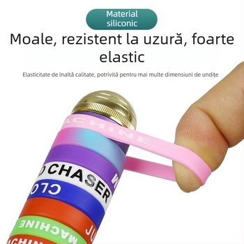 Îmbrăcare pentru mânerul undiței cu inel antiderapant din silicon – husă de protecție a mânerului