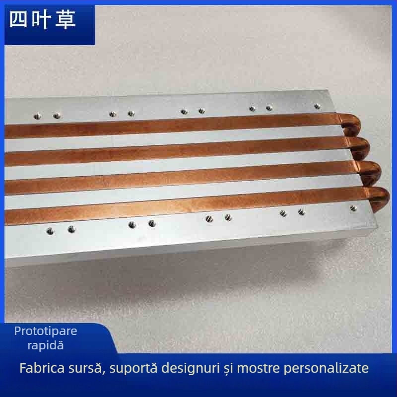 Placă de răcire cu apă pentru semiconductori, din aliaj de aluminiu și cupru