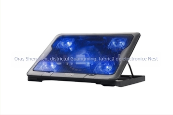 MIKUSO NCP-065 Cooler pentru laptop, înălțime reglabilă, 5 ventilatoare