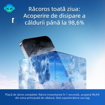 Răcitor de telefon cu apă, prindere prin clips pentru gaming și streaming