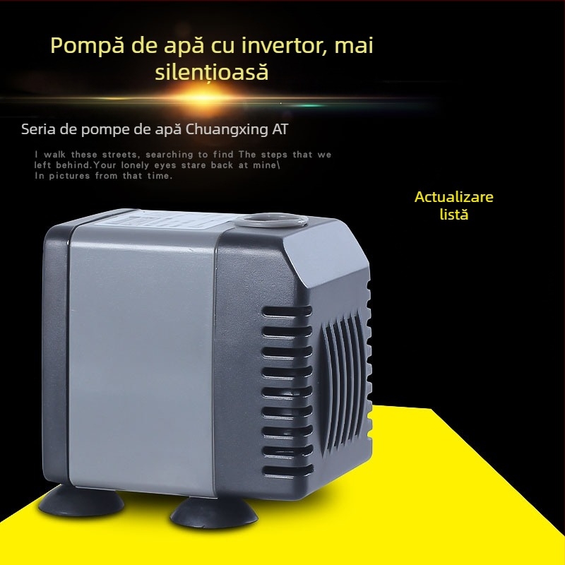 Star Creation AT101S pompă submersibilă pentru acvariu, filtrare și circulație, silențioasă și economică din punct de vedere energetic