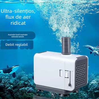 SOBO Songbao pompă submersibilă pentru acvariu, cu aspirație de fund, pompă mică de circulație pentru filtrare la nivel scăzut al apei