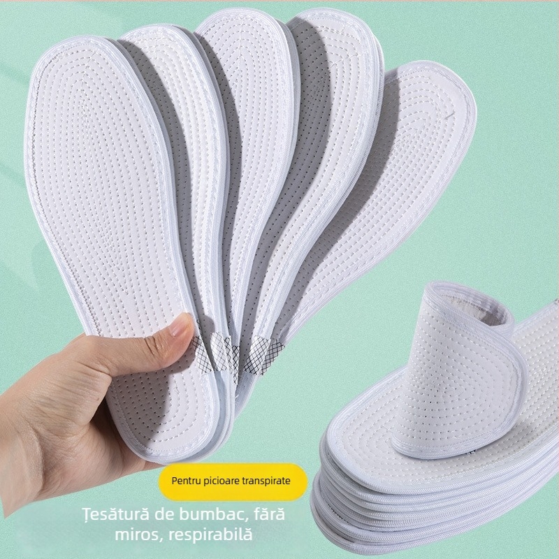 Talpă de încălțăminte vară, cu mai multe straturi din țesătură și bumbac, absorbantă la transpirație și deodorant, respirabilă, confortabilă și durabilă