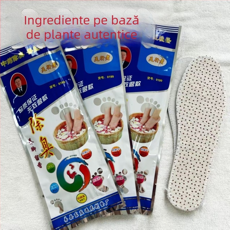 Insoles deodorante pentru bărbați și femei, din bumbac, respirabile, absorbante, păstrează aroma, pentru pantofi din piele