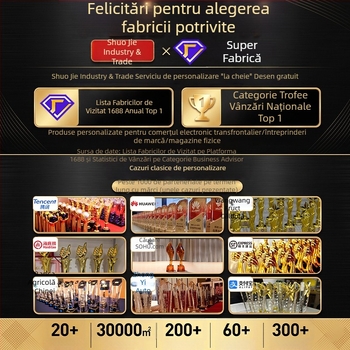 Trofeu personalizat din rășină pentru evenimente sportive și fotbal – stil Cupa Mondială