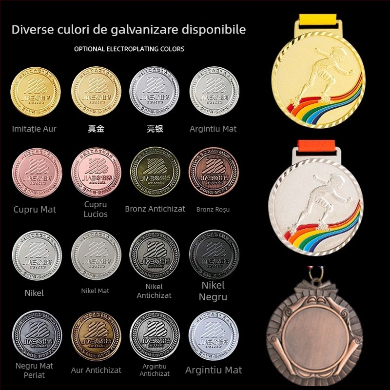 Medalii personalizate de maraton, medalii pentru alergare la comandă, medalii corporative, medalii metalice, producția de medalii și omagiere