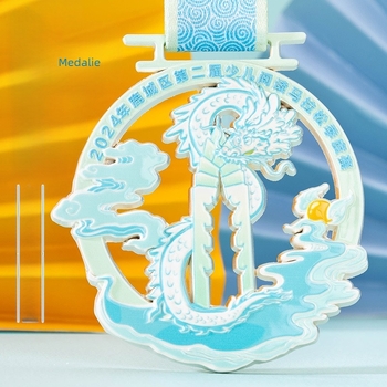 Design personalizat al matriței pentru medalie de maraton, plăcuță de onoare pentru alergarea de Anul Nou, plăcuță memorială cu formă specială