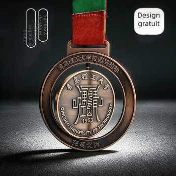 Medalii metalice de maraton personalizate pentru întâlniri sportive școlare, competiții cross-country și evenimente de alergare și ciclism