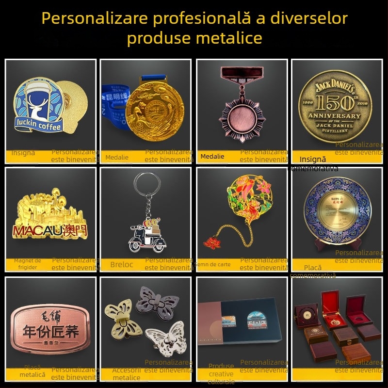 Medalii metalice personalizate pentru maraton, concursuri de alergare școlare și evenimente sportive