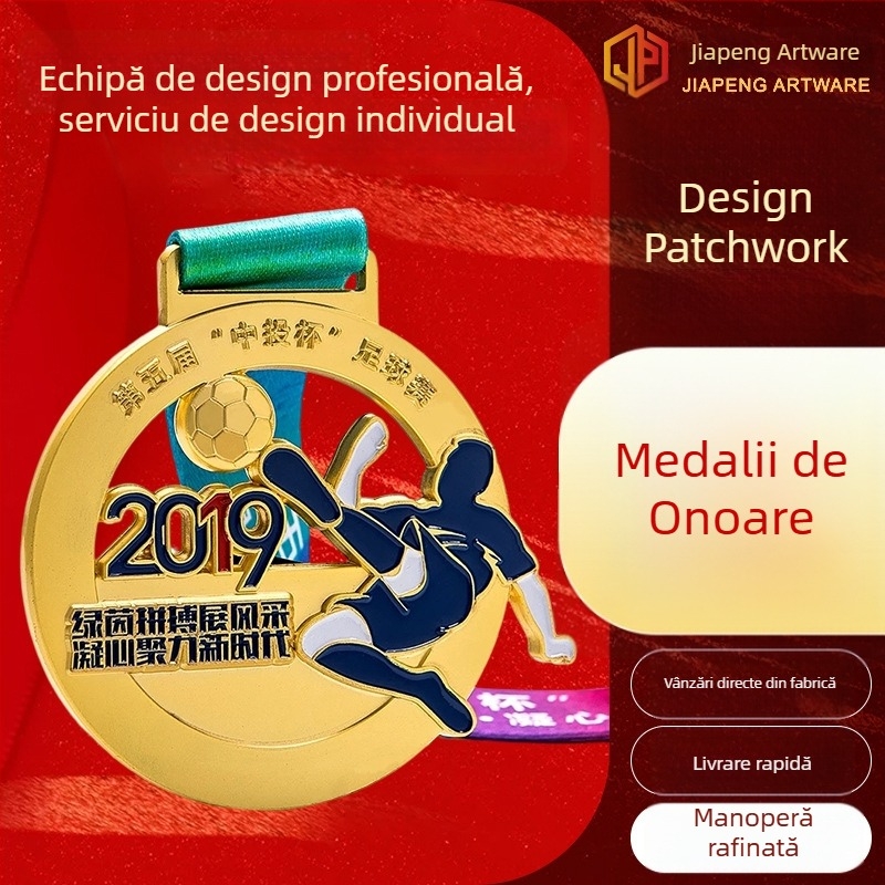 Medalie memorială personalizabilă pentru maraton montan