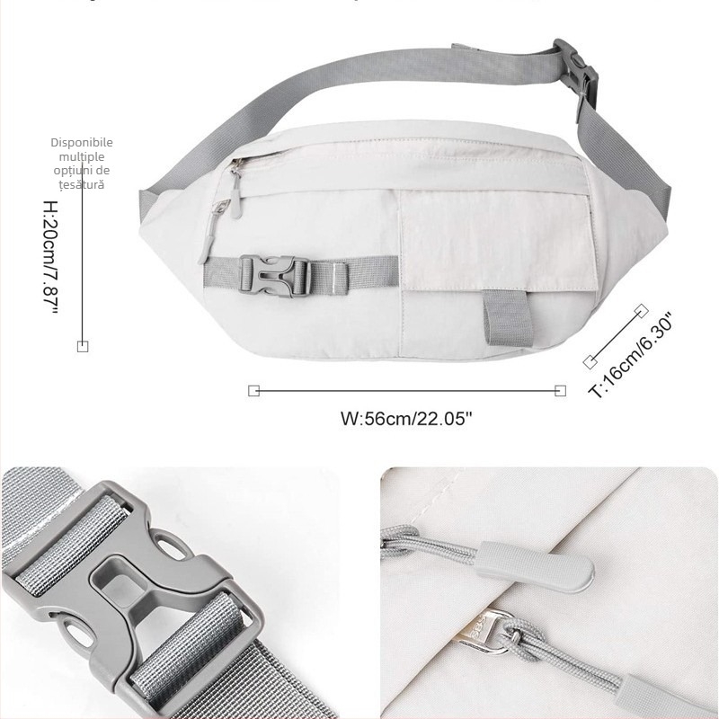 Geantă impermeabilă pentru femei, crossbody mică, pentru activități în aer liber, casual, stil street fashion.