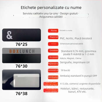 Insignă cu epoxy rezistentă la apă, cu ac sau magnet, spate din plastic, etichetă de nume acrilică, insignă de serviciu personalizabilă, înlocuibil