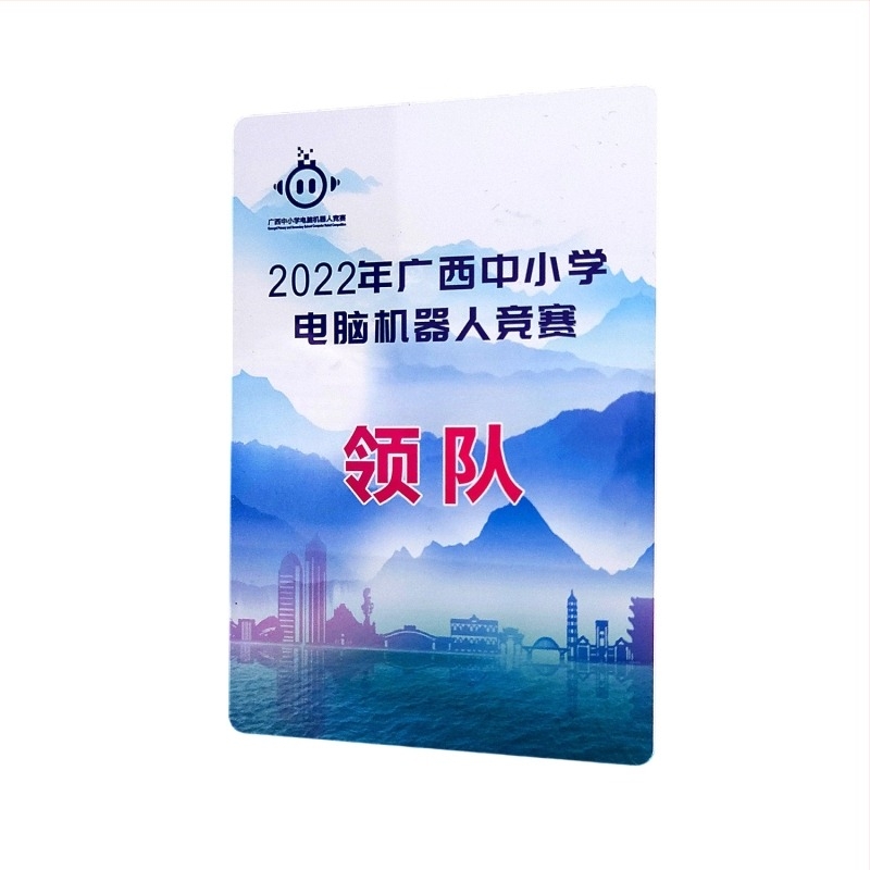 Card PVC de identificare pentru muncă, student, campus și utilizare corporativă, VIP, fabrică și școală