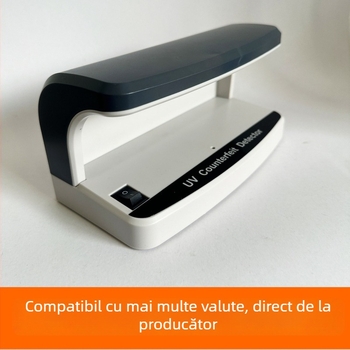 Detector UV pentru bancnote Xingxin, cu senzor automat și iradiere UV, validează bancnote în valută străină