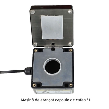 Mașină compactă de sigilat capsule de cafea din folie de aluminiu