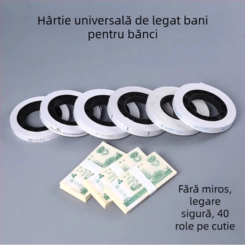 Hârtie de legare a bancnotelor — universală, pentru mașina cu disc, legare automată la temperatură scăzută