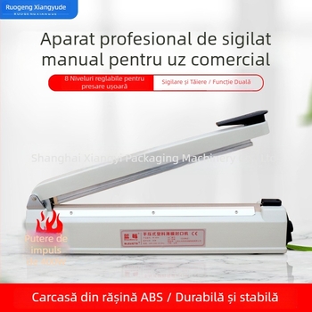 Blueberry FR-300A Mașină manuală de sigilat pungi din plastic pentru ceai, sigilare și tăiere a filmului nețesut