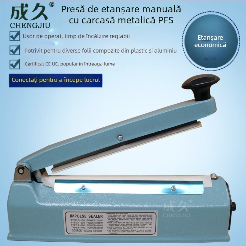 PFS400 Mașină Manuală de Sigilat Pungi din Plastic