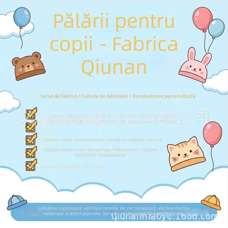 Pălării pentru copii pentru soare și protecție UV: pălărie din paie, pălărie de pescar, pălărie cu vârf deschis, pălărie cu vizor, șapcă baseball